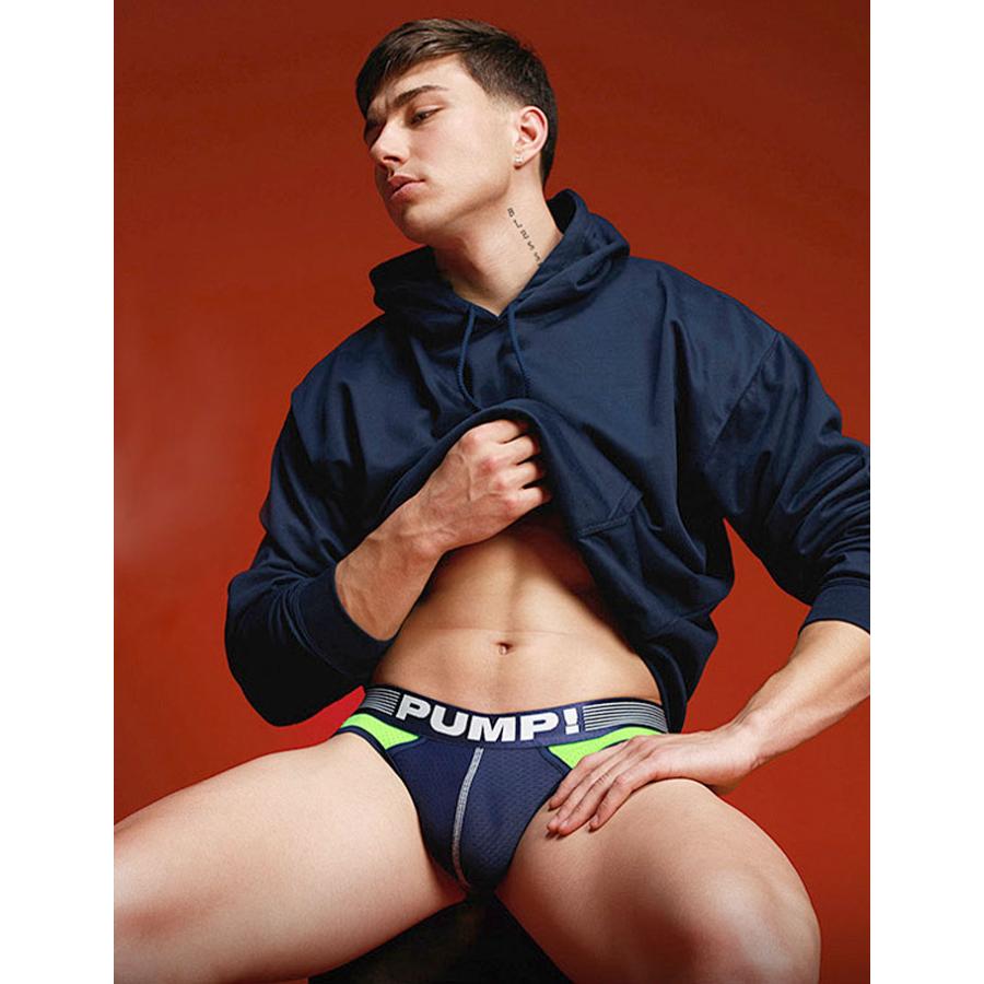 メンズTバック メンズ Tバック サポーター PUMP UNDERWEAR BRIEF STYLE MESH CUP THONG パンプ スポーツ 吸汗速乾 パンツ 下着 男性 ブランド セクシー | PUMP! UNDERWEAR | 09
