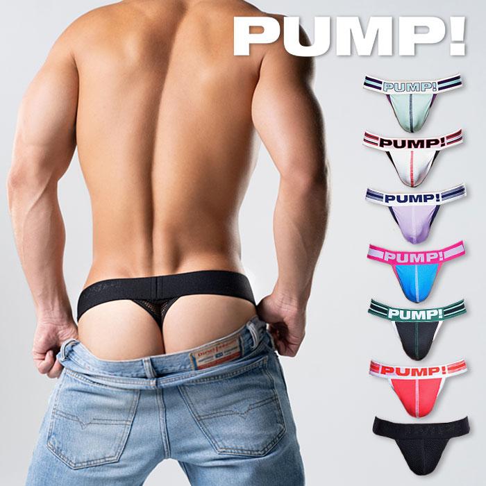 メンズTバック メンズ Tバック サポーター PUMP UNDERWEAR LOW RISE THONG パンプ スポーツ 吸汗速乾 パンツ 下着 男性 ブランド セクシー | PUMP! UNDERWEAR
