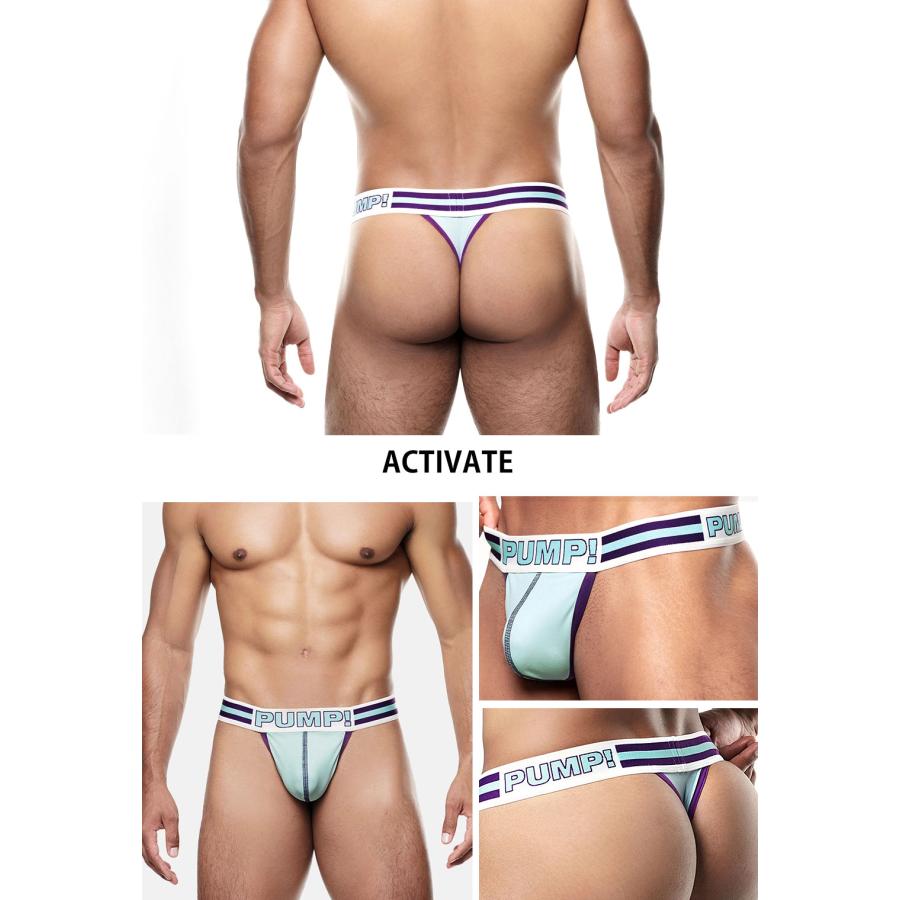 メンズTバック メンズ Tバック サポーター PUMP UNDERWEAR LOW RISE THONG パンプ スポーツ 吸汗速乾 パンツ 下着 男性 ブランド セクシー | PUMP! UNDERWEAR | 19
