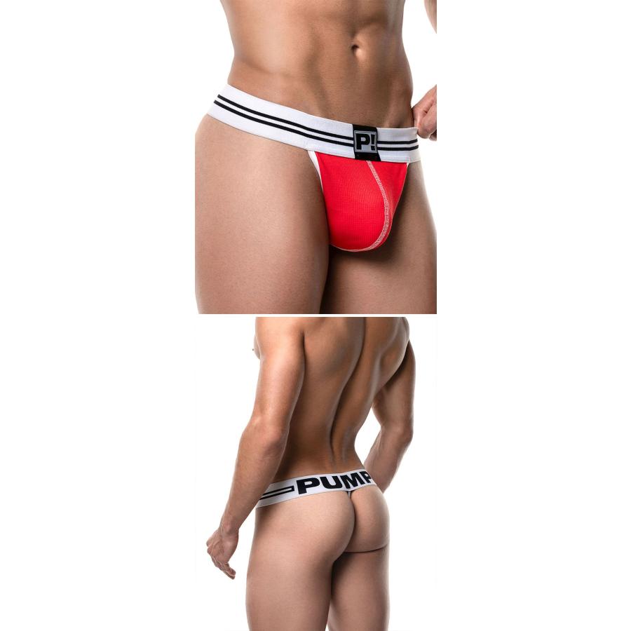 メンズTバック メンズ Tバック サポーター PUMP UNDERWEAR ROUND2 THONG パンプ スポーツ 吸汗速乾 パンツ 下着 男性 ブランド セクシー | PUMP! UNDERWEAR | 16