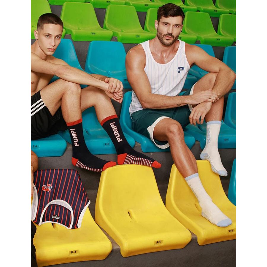 タンクトップ メンズ PUMP UNDERWEAR STRIPED TANK TOP ストライプ トレーニングウェア ジムウェア トップス パンプ スポーツ 吸汗速乾 下着 男性 ブランド | PUMP! UNDERWEAR | 12