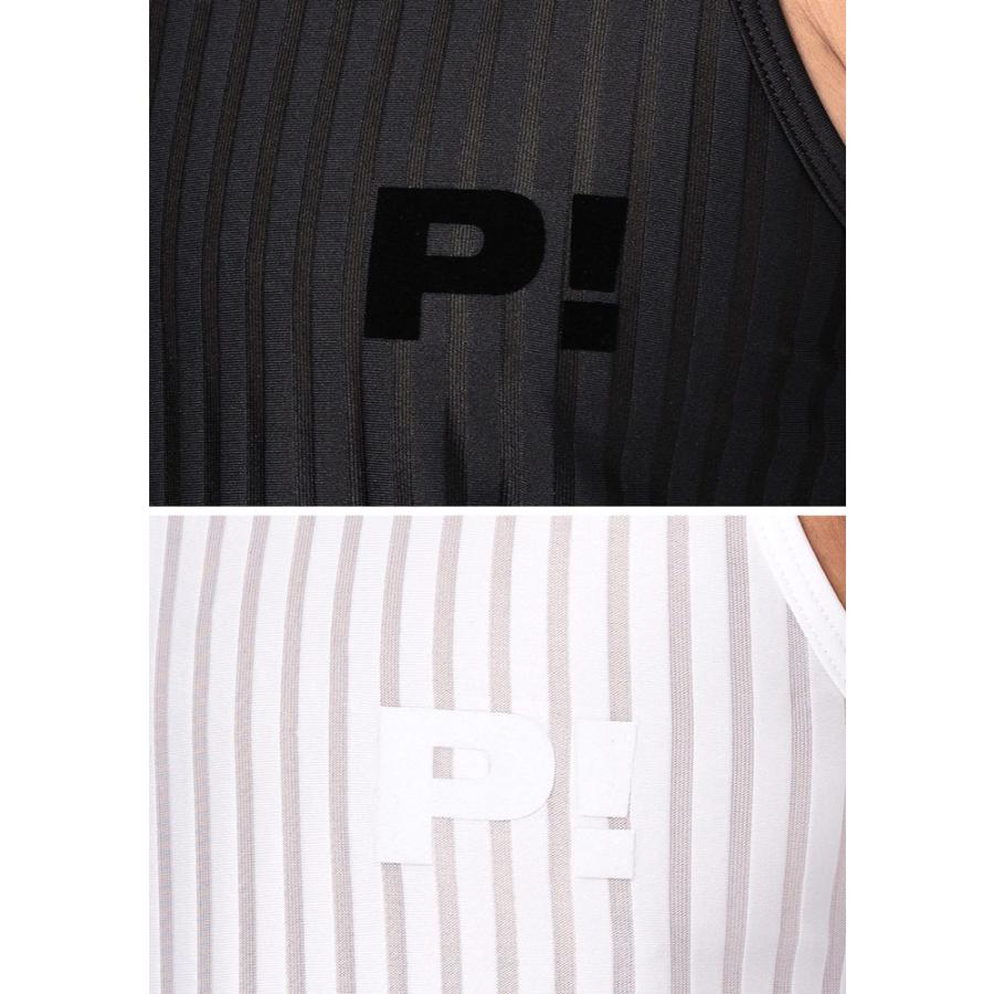タンクトップ メンズ PUMP UNDERWEAR WHISPER TANK TOP ストライプ トレーニングウェア ジムウェア トップス パンプ スポーツ 吸汗速乾 下着 男性 ブランド | PUMP! UNDERWEAR | 15