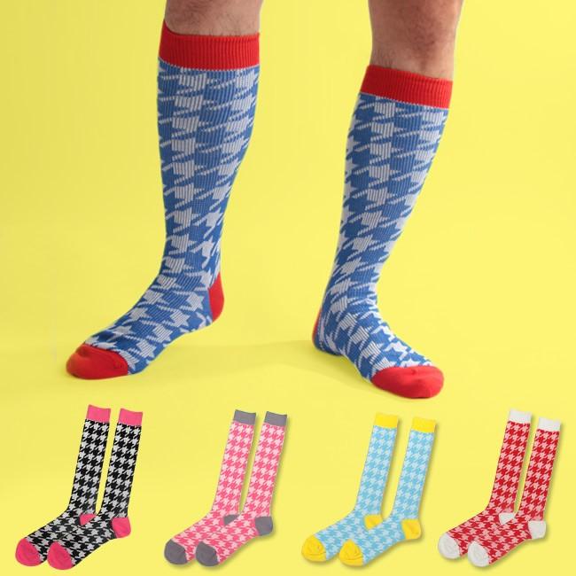 SOCK HOLIC ハイソックス 靴下 LONG SOCKS 幻のスーパーヒーロー 男性 メンズ 23-25cm 25-27cm 27-29cm 大きいサイズ 小さいサイズ | 