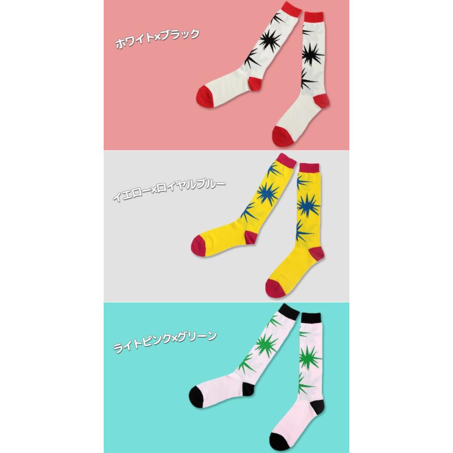 SOCK HOLIC ハイソックス 靴下 LONG SOCKS BANG BANG 男性 メンズ 23-25cm 25-27cm 27-29cm 大きいサイズ 小さいサイズ |  | 01