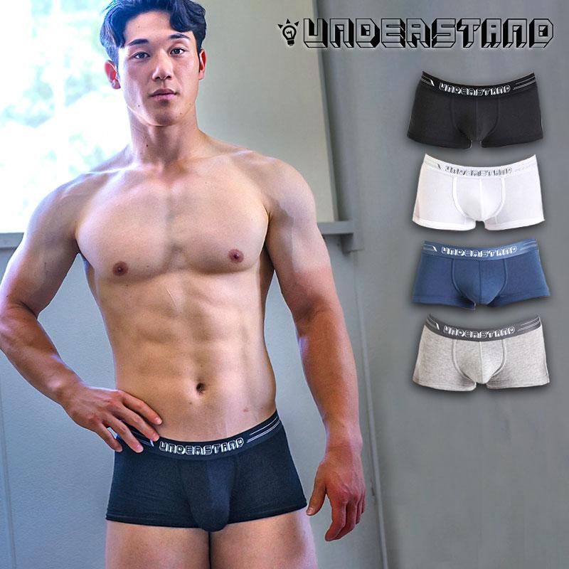Understand アンダースタンド ローライズボクサーパンツ メンズ 男性下着 メンズ下着 パンツ 無地 ベーシック ボクサーブリーフ コットン U1023 イージーモンキーyahoo 店 通販 Yahoo ショッピング