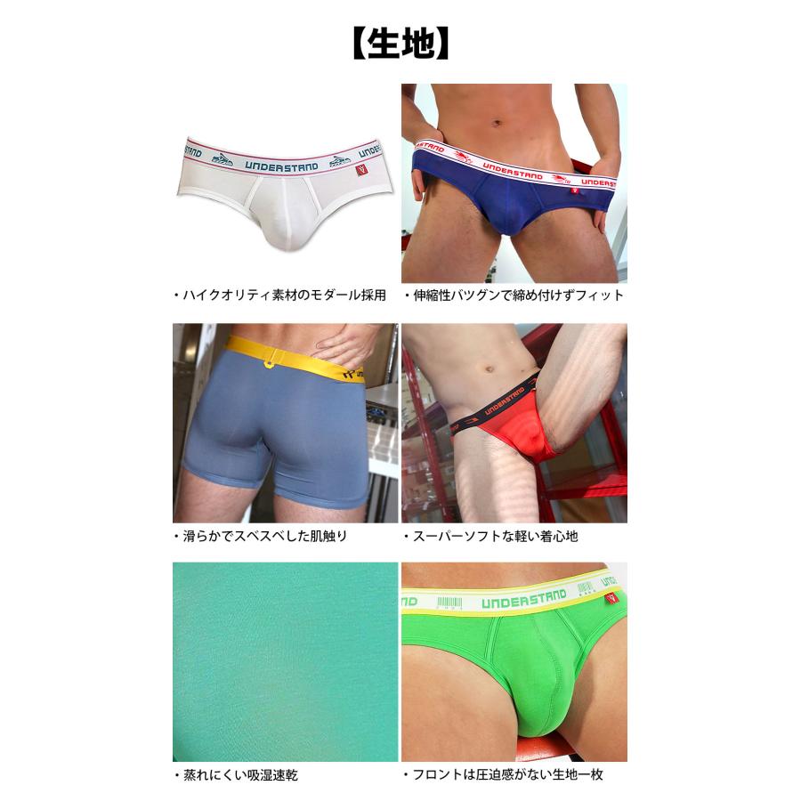 ブリーフ メンズ ローライズブリーフ UNDERSTAND アンダースタンド U-PRO ユープロ ビキニブリーフ モダール パンツ 下着 男性 ブランド プレゼント | アンダースタンド | 24