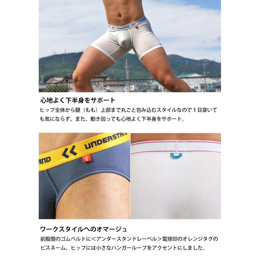 ロングボクサーパンツ メンズ UNDERSTAND アンダースタンド U-PRO ユープロ モモフィッター ボクサーブリーフ モダール 下着 男性 ブランド | アンダースタンド | 24
