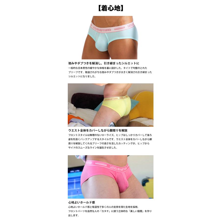 ブリーフ メンズ ローライズブリーフ UNDERSTAND アンダースタンド STAMPED スタンプト ビキニ コットン 綿 パステルカラー パンツ 下着 ブランド プレゼント | アンダースタンド | 24