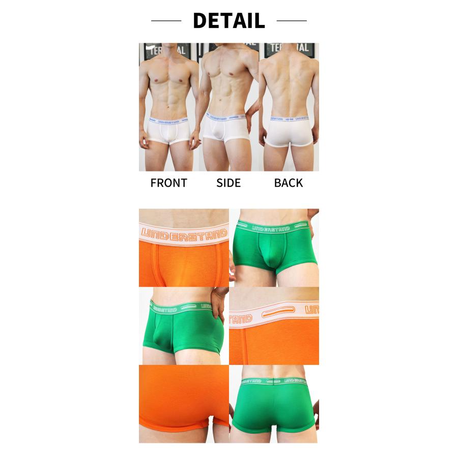 ボクサーパンツ メンズ ローライズボクサーパンツ UNDERSTAND アンダースタンド STAMPED スタンプト コットン 綿 パステルカラー 下着 男性 ブランド | アンダースタンド | 27