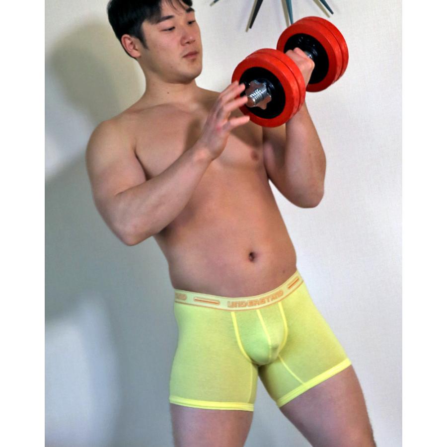 ロングボクサーパンツ メンズ UNDERSTAND アンダースタンド STAMPED モモフィッター ボクサーブリーフ コットン 綿 パステルカラー 下着 男性 ブランド | アンダースタンド | 17