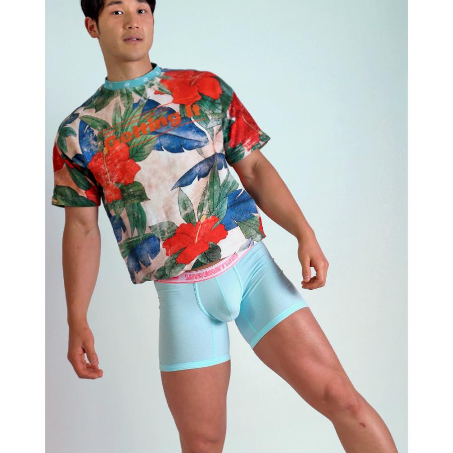 ロングボクサーパンツ メンズ UNDERSTAND アンダースタンド STAMPED モモフィッター ボクサーブリーフ コットン 綿 パステルカラー 下着 男性 ブランド | アンダースタンド | 19