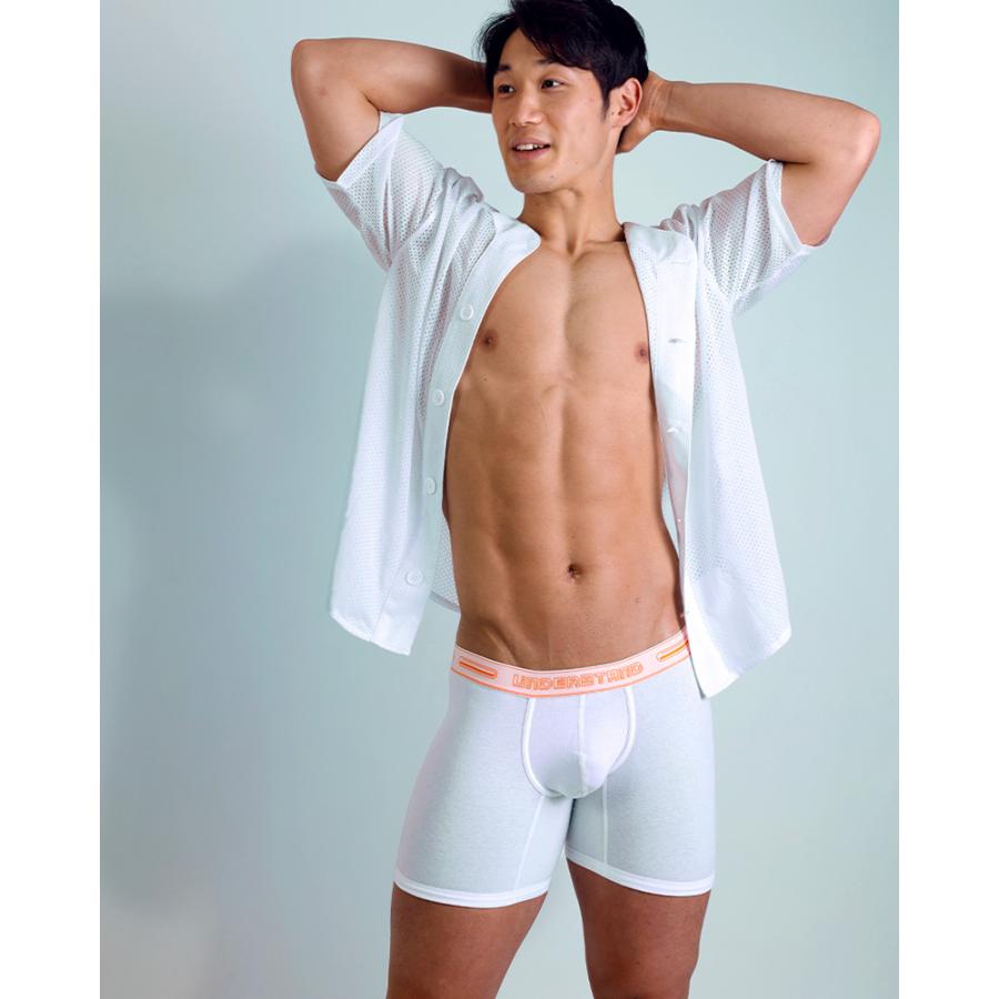 ロングボクサーパンツ メンズ UNDERSTAND アンダースタンド STAMPED モモフィッター ボクサーブリーフ コットン 綿 パステルカラー 下着 男性 ブランド | アンダースタンド | 22