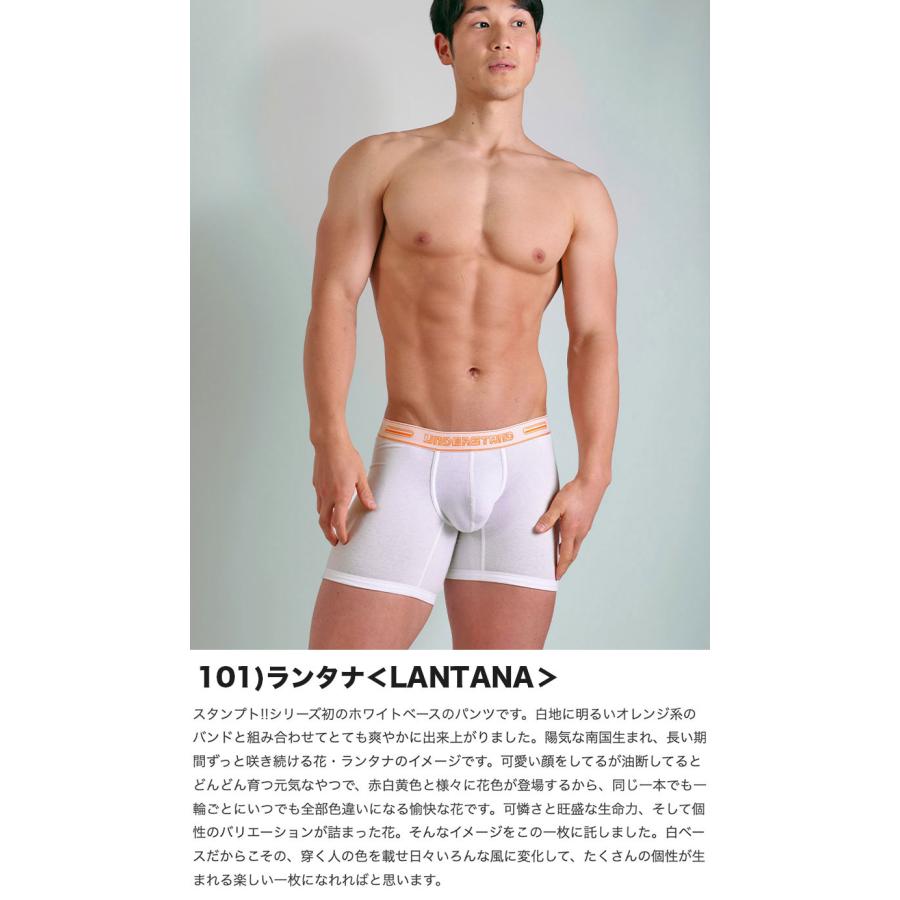 ロングボクサーパンツ メンズ UNDERSTAND アンダースタンド STAMPED モモフィッター ボクサーブリーフ コットン 綿 パステルカラー 下着 男性 ブランド | アンダースタンド | 08