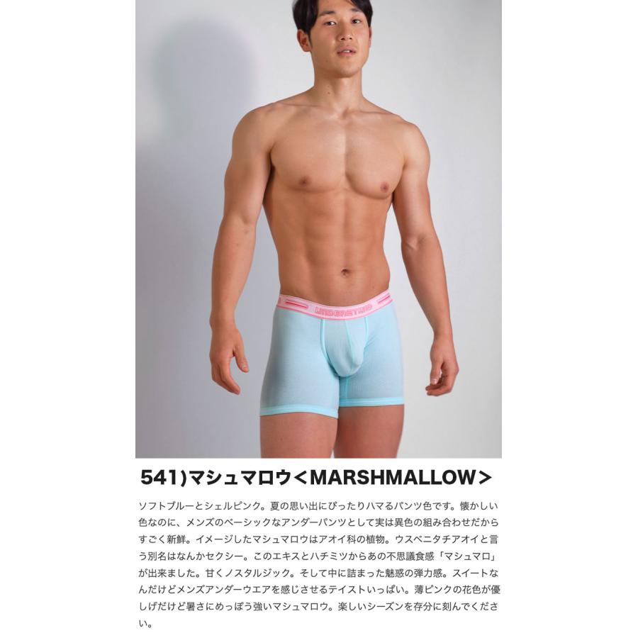 ロングボクサーパンツ メンズ UNDERSTAND アンダースタンド STAMPED モモフィッター ボクサーブリーフ コットン 綿 パステルカラー 下着 男性 ブランド | アンダースタンド | 09