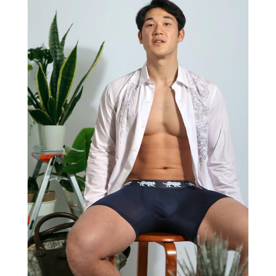 ロングボクサーパンツ メンズ UNDERSTAND アンダースタンド ZOO-PANTS ズーパン モモフィッター ボクサーブリーフ アニマル柄 モダール 下着 男性 ブランド | アンダースタンド | 12