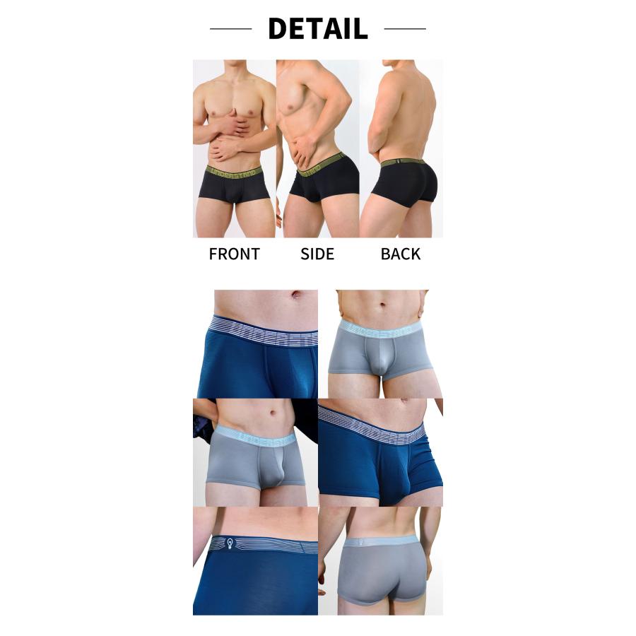 ボクサーパンツ メンズ ローライズボクサーパンツ UNDERSTAND アンダースタンド STROBESCOPE ストロボ モダール 下着 男性 ブランド プレゼント | アンダースタンド | 24