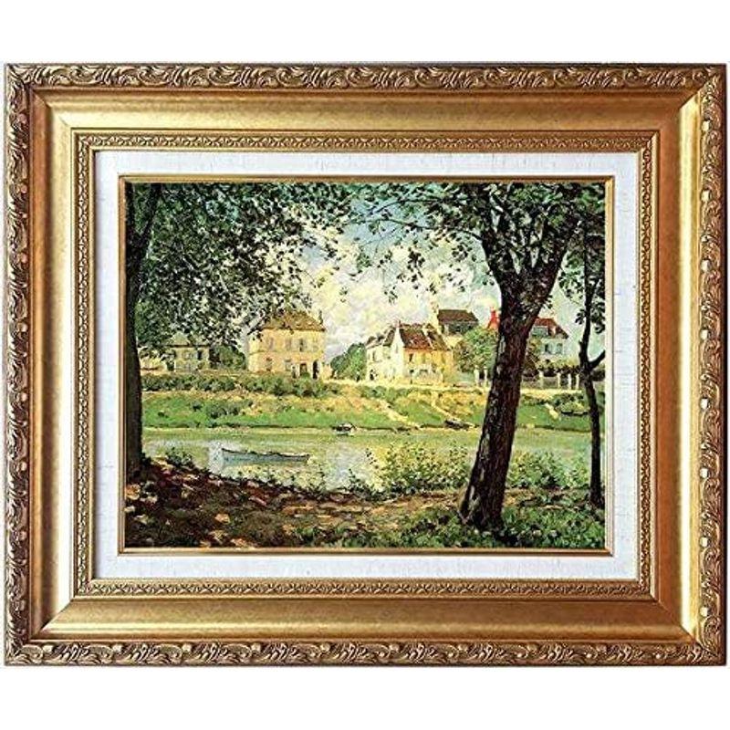 予約中！】 油絵 冬のパリ、セーヌ川 サイン入り 原画「12月のパリ