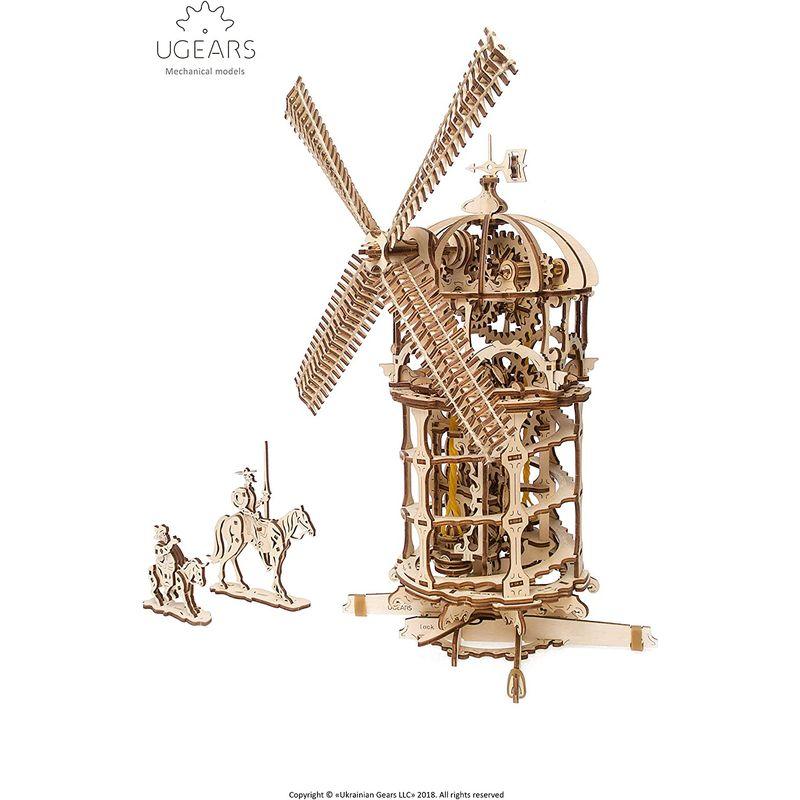 Ugears ユーギアーズ Tower Windmill 風車 木のおもちゃ 3D立体 パズル 70056 サイズ ユーギアーズ Tower Windmill 風車 木のおもちゃ 3D立体 パズル
