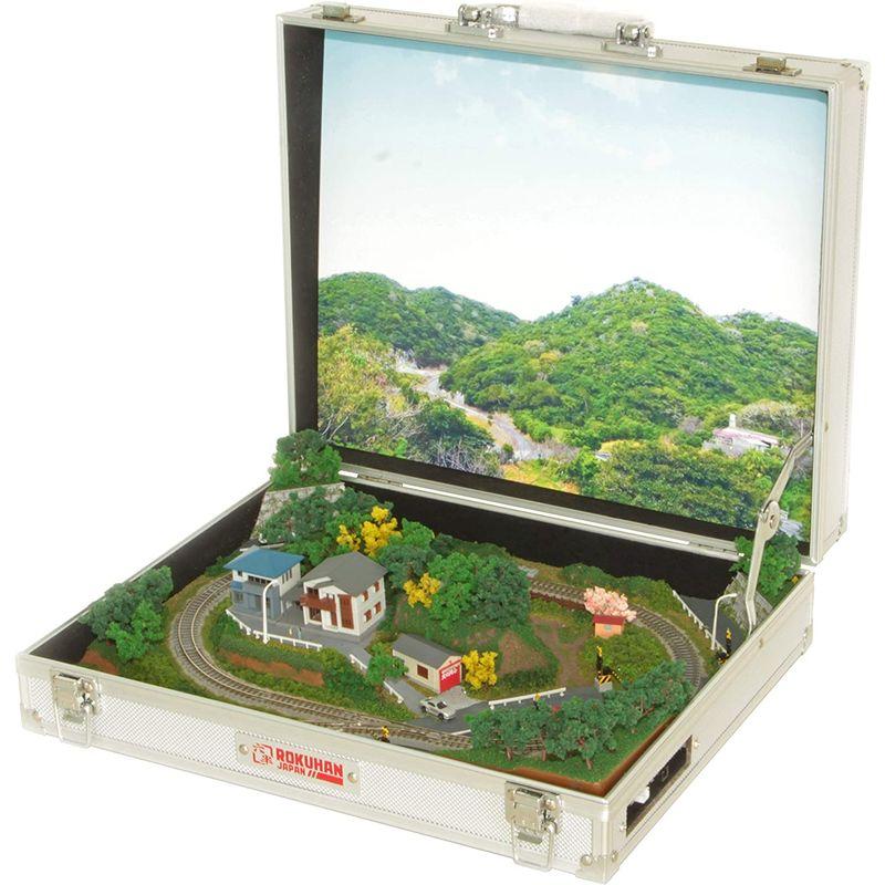 【日本未発売】 ロクハン Zゲージ ミニトランクレイアウト 高台タイプ S064-1 鉄道模型用品 【PE1644101714】(58833円)