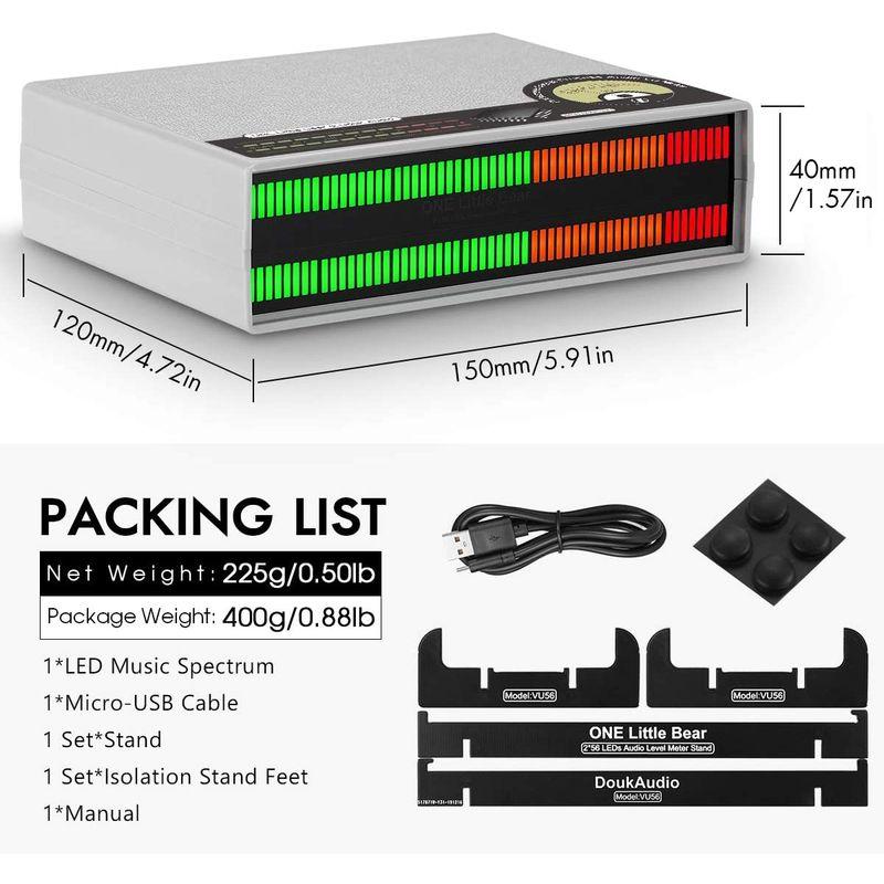 Douk Audio VU56C 56ビット レベルメーター LED音楽スペクトル ステレオサウンドインジケータ オーディオディスプレイ Douk Audio VU56C 56ビット レベルメーター LED音楽スペクトル ステレオサウンドインジケータ オーディオディスプレイ