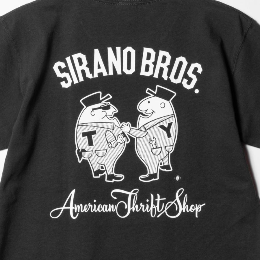 SIRANO BROS シラノブロス T-shirts “Mr.T & Mr.Y” BK シラノ 