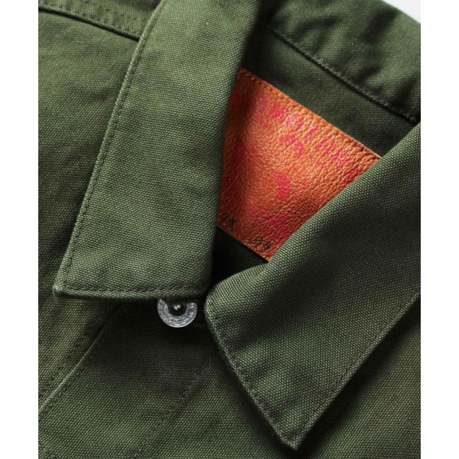 桃太郎ジーンズ 2ndタイプ 出陣キャンバスジャケット 03-125 メンズ  