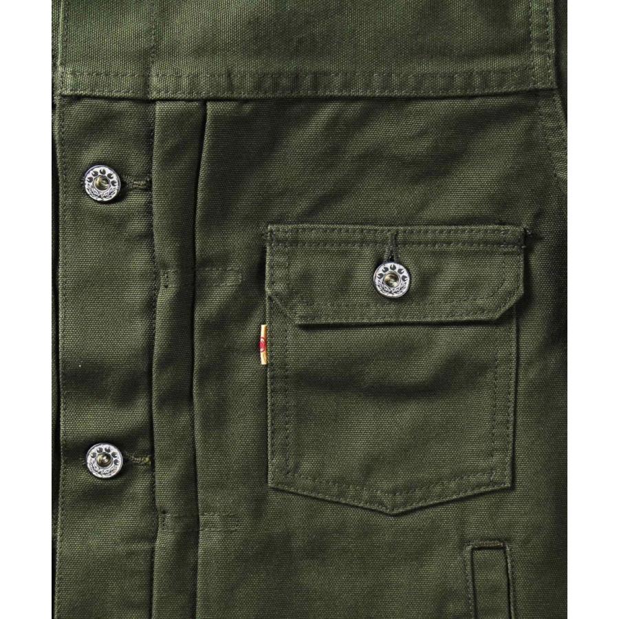 桃太郎ジーンズ 2ndタイプ 出陣キャンバスジャケット 03-125 メンズ  