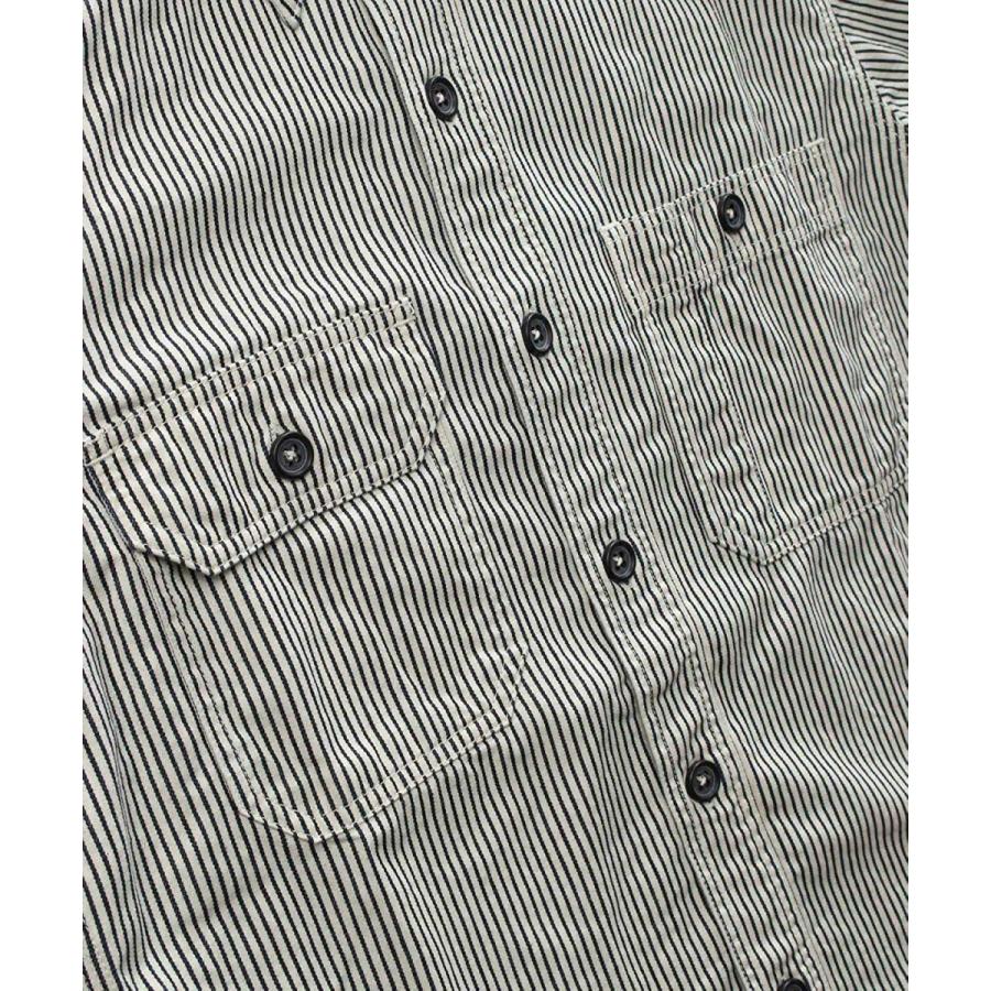 桃太郎ジーンズ MOMOTARO JEANS 05-215 ヒッコリーワークシャツ
