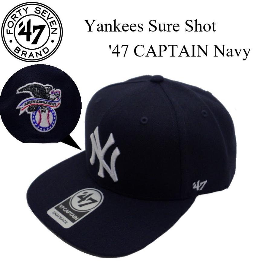 47 キャップ ニューヨーク ヤンキース 47 Brand 平つば 浅め キャプテン 調節可能 B Srs17wbp Ny Monkeys 通販 Yahoo ショッピング