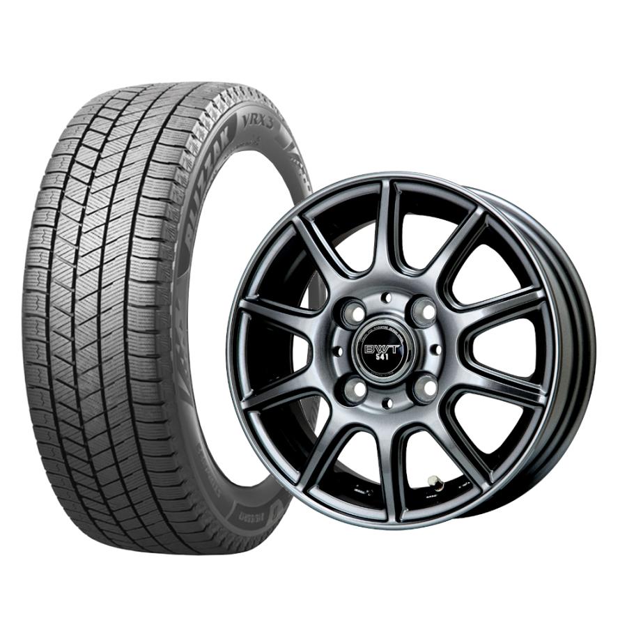 ブリザック VRX3 ブリヂストン 155/65R14 75Q 2026年製造 ホイール 
