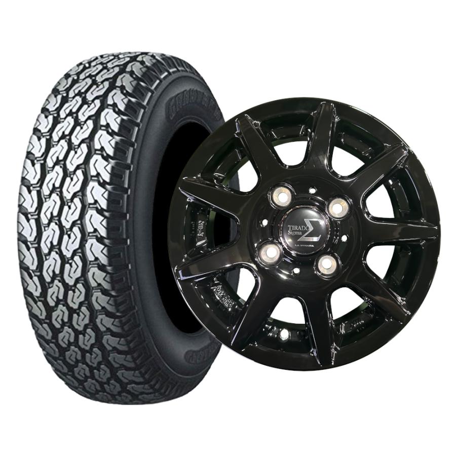 GRANDTREK ダンロップTG4 145R12 6PR TIRADO SIGMA ティラード