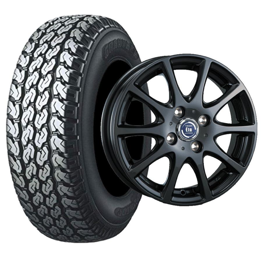DUNLOP ダンロップ グラントレック TG4 145R12 6PR ティラード