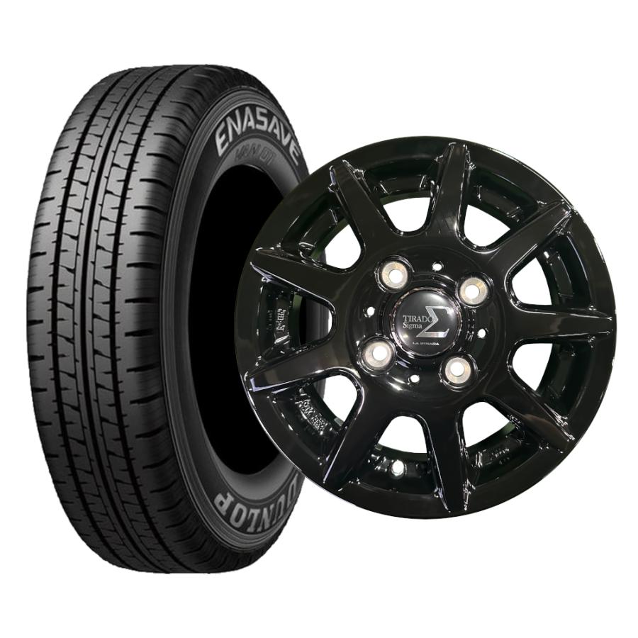 エナセーブ ダンロップ VAN01 145/80R12 80/78N TIRADO SIGMA 