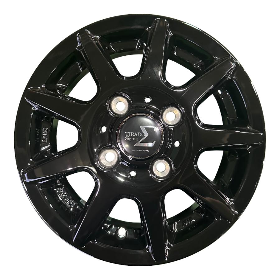 バリ溝 145R12 LT ホイールセット ダンロップ SV01 （A0381） バリ溝 145R12 LT ホイールセット ダンロップ SV01 （A0381）
