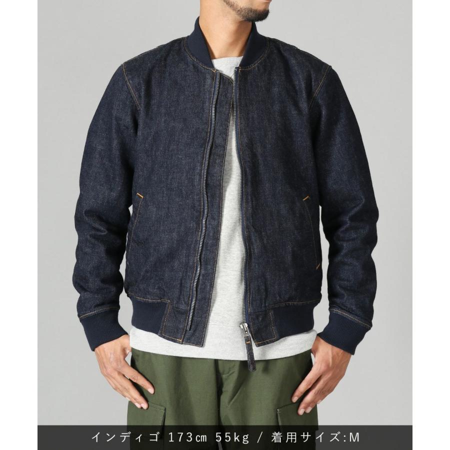 Lサイズ JAPAN BLUE JEANS Bomber Jacket JAPAN BLUE JEANS / ジャパンブルージーンズ】 13.5oz denim
