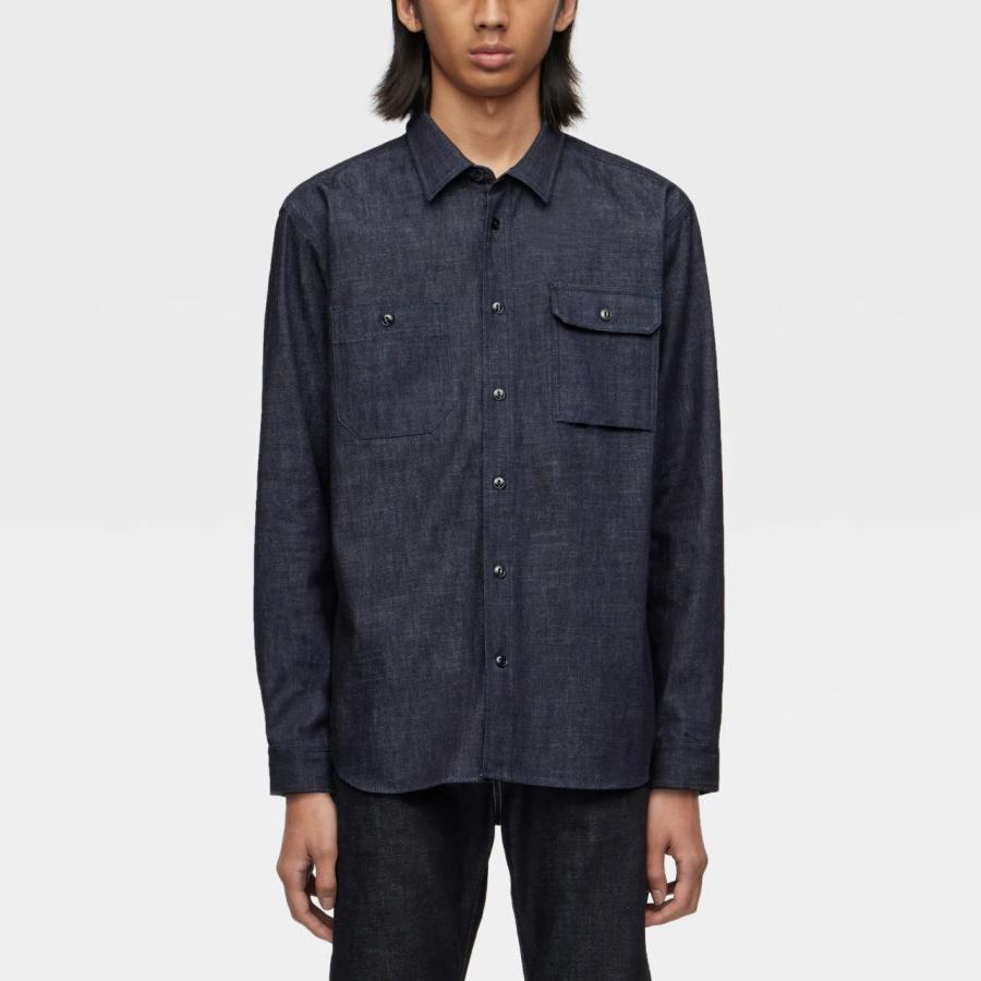 桃太郎ジーンズ（MOMOTARO JEANS） 長袖 シャツ セルヴィッチデニム