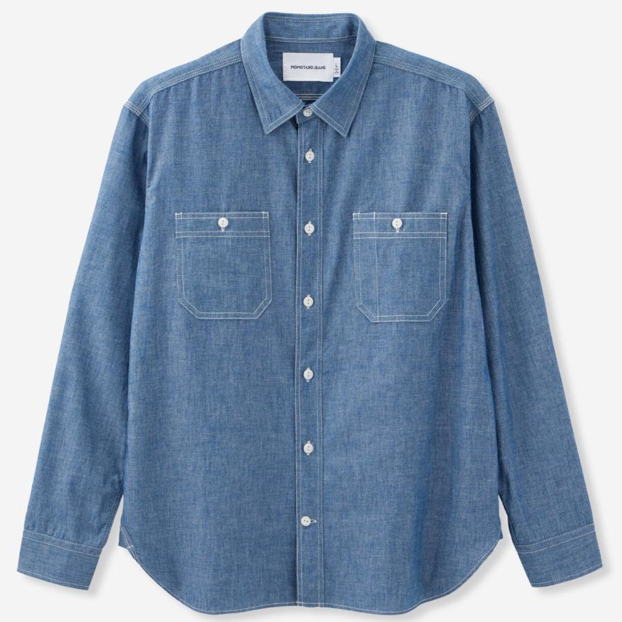 桃太郎ジーンズ（MOMOTARO JEANS） 長袖 シャツ セルヴィッチ