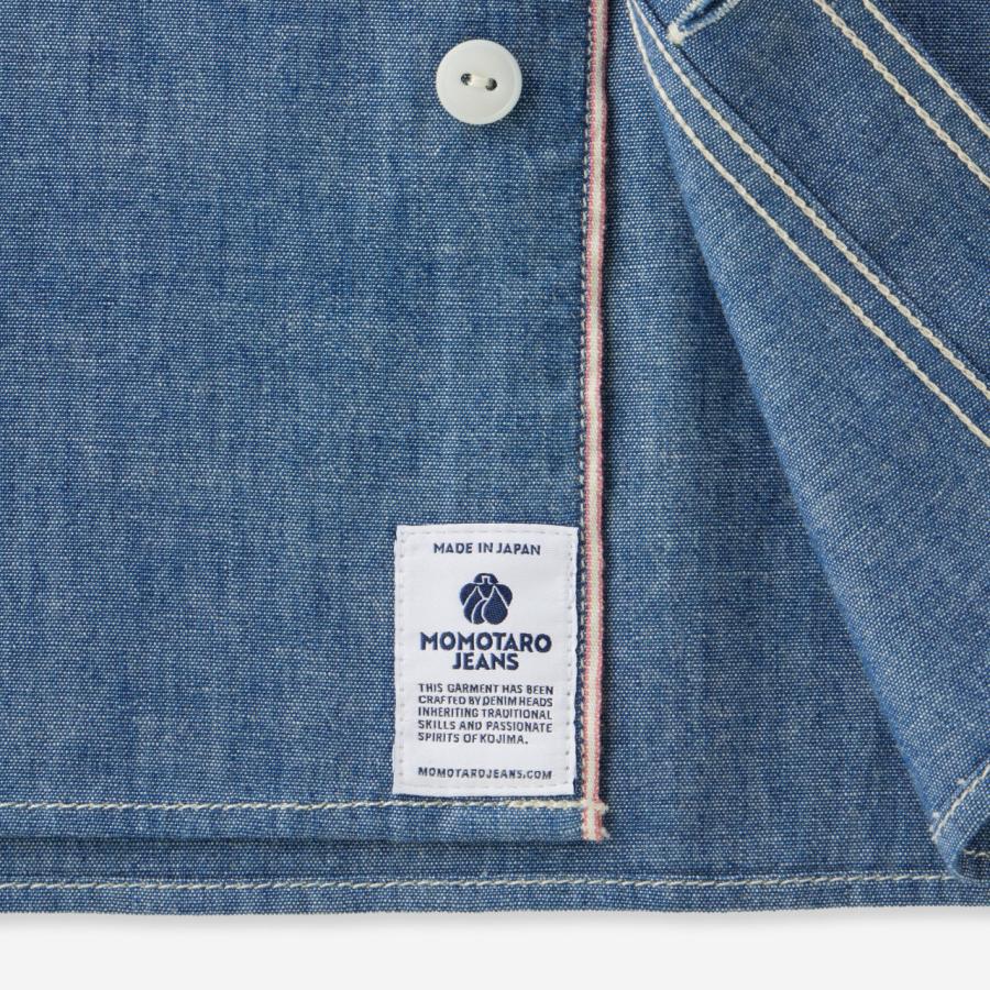 桃太郎ジーンズ（MOMOTARO JEANS） 長袖 シャツ セルヴィッチ