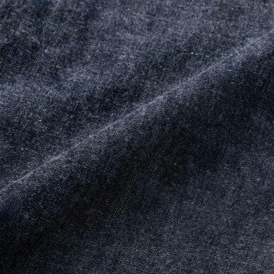 桃太郎ジーンズ シャツ インディゴ ワークシャツ 日本製 デニムシャツ 春 ポケット MXLS1020 | 桃太郎ジーンズ | 09