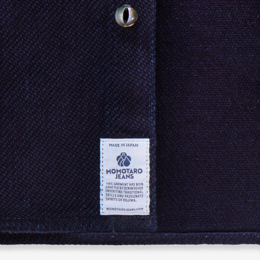 桃太郎ジーンズ 長袖 シャツ ドビー ワークシャツ コットン リラックスシルエット 日本製 MXLS1036 | 桃太郎ジーンズ | 10