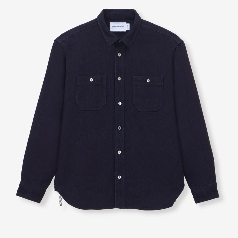 桃太郎ジーンズ（MOMOTARO JEANS） 長袖 シャツ ドビー ワークシャツ