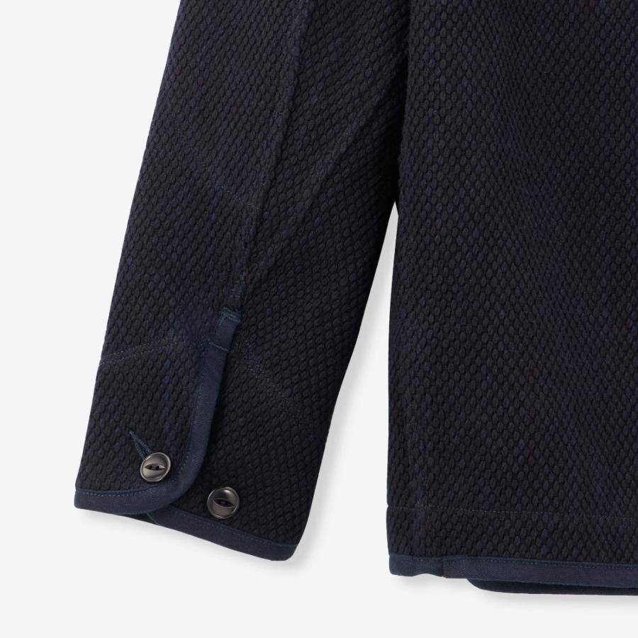 桃太郎ジーンズ  ジャケット 刺子 インディゴ 日本製 濃紺 パイピング ポケット コットン100％ MXOT1317 | 桃太郎ジーンズ | 11