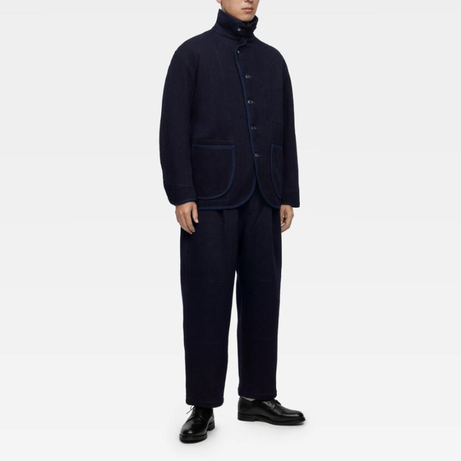 桃太郎ジーンズ  ジャケット 刺子 インディゴ 日本製 濃紺 パイピング ポケット コットン100％ MXOT1317 | 桃太郎ジーンズ | 03