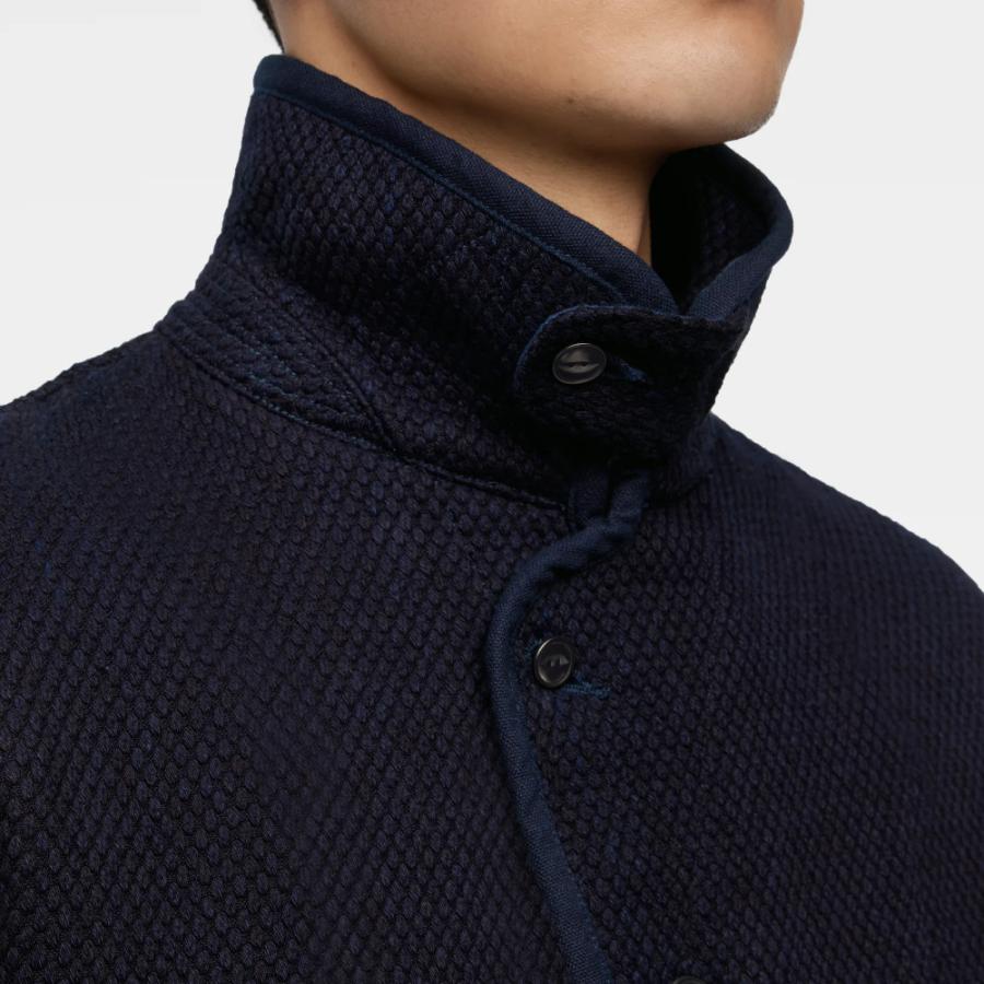 桃太郎ジーンズ  ジャケット 刺子 インディゴ 日本製 濃紺 パイピング ポケット コットン100％ MXOT1317 | 桃太郎ジーンズ | 06