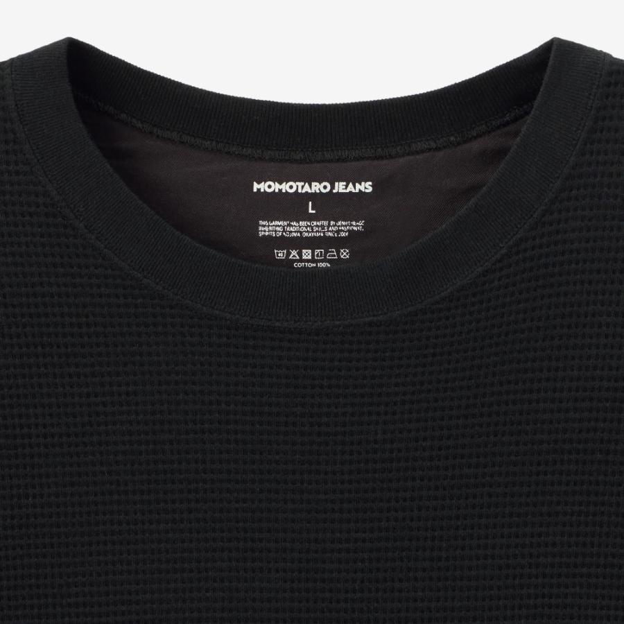 桃太郎ジーンズ（MOMOTARO JEANS） 長袖 Tシャツ サーマル ワッフル