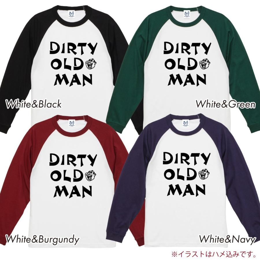 シラノブロス Middle Weight L/S Raglan Tshirts “DIRTY OLD MAN”長袖ラグランTシャツ メンズ