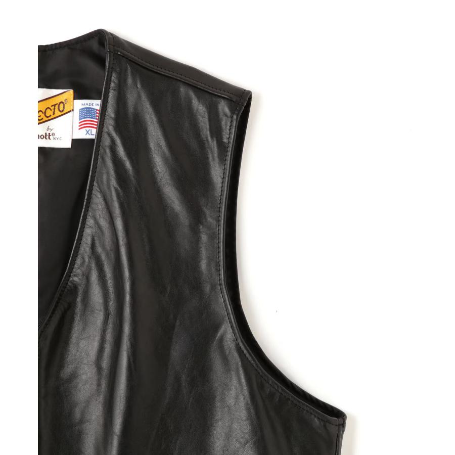 schott NYC ショット レザーベスト LEATHER VEST 193V ショット ベストジャケット｜monkeys｜04