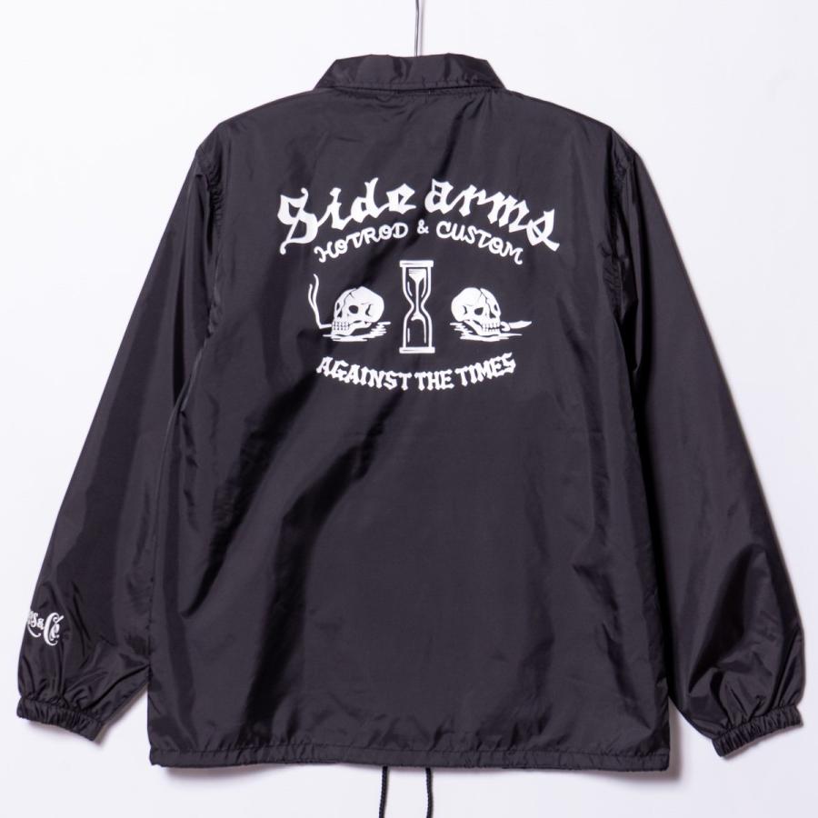 シラノブロス Sirano Bros ナイロン コーチ ジャケット サイドアームズ Nylon Coach Jacket Side Arms BLK ブラック コーチジャケット｜monkeys｜02