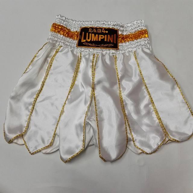 新品 サテン 35 LUMPINI ルンピニ ボクシングパンツ S/M/L/XL 選択 白