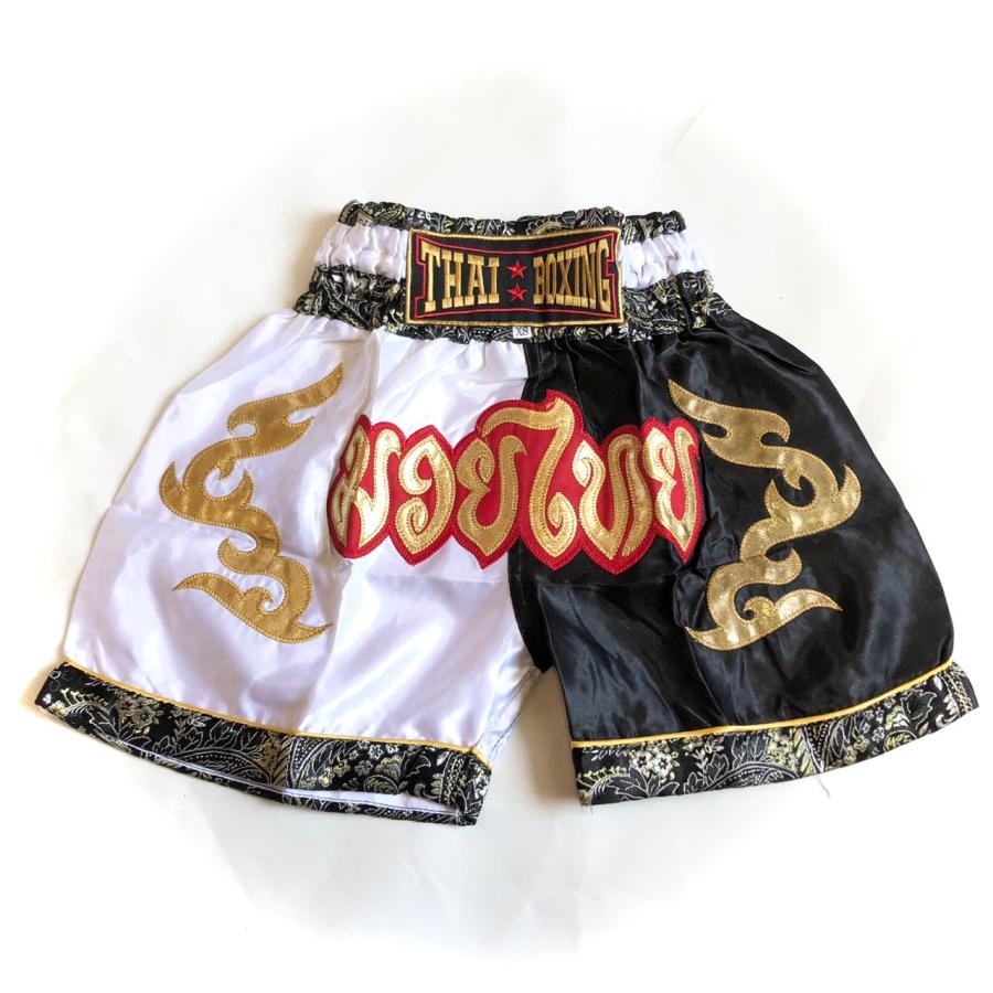 新品 ナイロン 子供用 ムエタイ タイ柄 SSS/SS/S/M/L 選択/キック